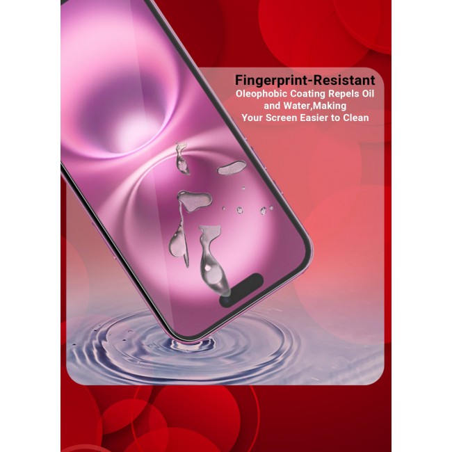 CATANES (for iPhone 16 Plus ) Premium Tempered Glass Screen Protector Ultra Clear Scratch Resistant Easy Installation / Clear