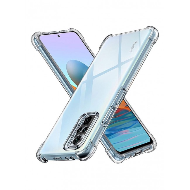 CATANES Xiaomi Redmi Note 10 Pro Max Case Cover Clear Protective TPU Four Corners Cover Transparent Soft Case