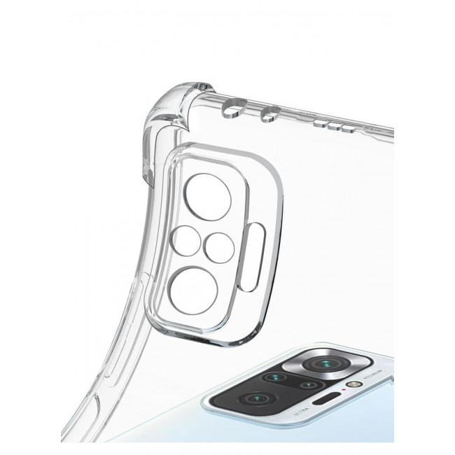 CATANES Xiaomi Redmi Note 10 Pro Max Case Cover Clear Protective TPU Four Corners Cover Transparent Soft Case