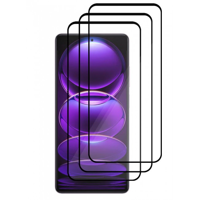 CATANES 3 Pack For Xiaomi Redmi Note 12 Pro 5G Screen Protector Tempered Glass Scratch and Shatter Resistant Full Glue