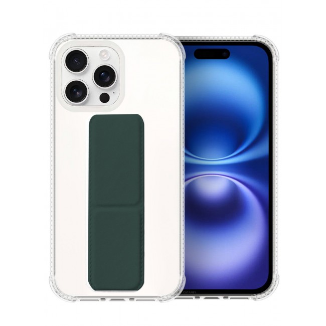 CATANES ( for iPhone 16 Pro Max ) Case with Phone Grip and Expanding Stand, Kickstand Fully Protective Cover with Phone Grip Holder