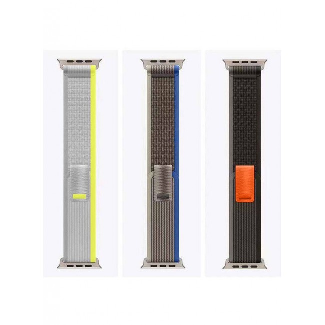 CATANES 3 Pack Premium Trail Loop Band for Apple Watch 49mm, 46mm, 45mm, 44mm, 42mm – Lightweight, Breathable, and Adjustable