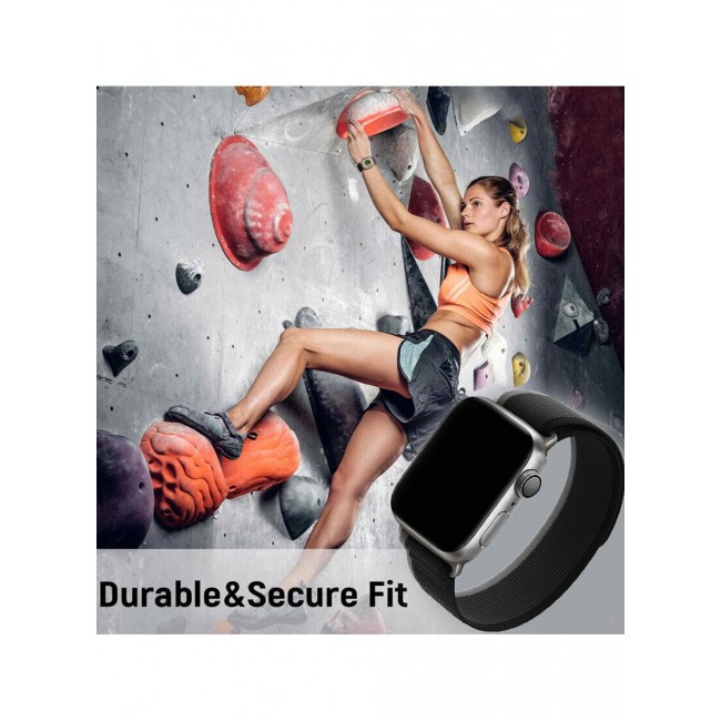 CATANES 3 Pack Premium Trail Loop Band for Apple Watch 49mm, 46mm, 45mm, 44mm, 42mm – Lightweight, Breathable, and Adjustable