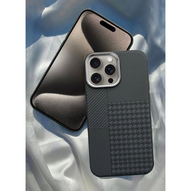 CATANES [for iPhone 15 Pro Max] Case Cover 2024 New Pattern Aramid Carbon Fiber Phone Case Slim & Light Design