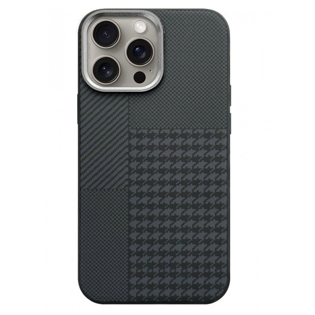 CATANES [for iPhone 15 Pro Max] Case Cover 2024 New Pattern Aramid Carbon Fiber Phone Case Slim & Light Design