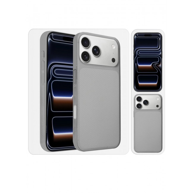 CATANES 2Packs Case Cover for iPhone 17 Pro, Air Skin Line Design Back Cover, Sturdy Durable Ultra-Thin Case, Drop Protection Cover Clear with 3D Screen Protector - Black