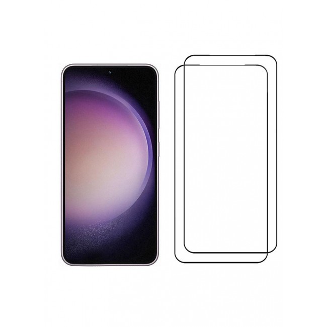 CATANES 2Pack for Samsung Galaxy S23 Plus Screen Protector Tempered Glass 9H Anti-Scratch Shatterproof HD Curved Edge to Edge Full Coverage Film 6.6 inch