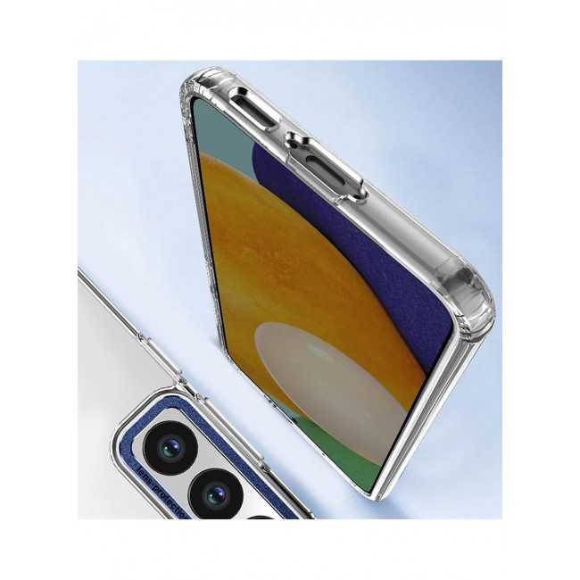 CATANES Samsung Galaxy S23 Plus Clear Case Shockproof Slim Anti-Yellow Hybrid Hard PC+ TPU Cover Metal Camera Lens Frame