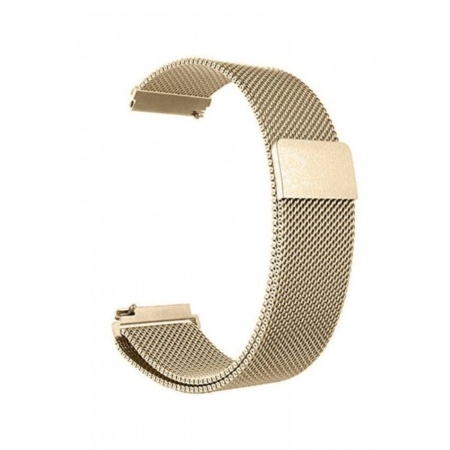 CATANES 20mm Milanese Stainless band for Samsung Galaxy Watch 7, 6, 6 Classic, 5, 5 Pro, 4, 4 Classic Vintage Gold