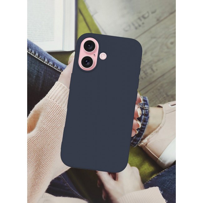 CATANES (for iPhone 16 Plus) 2 Pack Case and Screen Protector, Slim Silicone Case, Full Covered Anti Scratch Shockproof Protective Cover