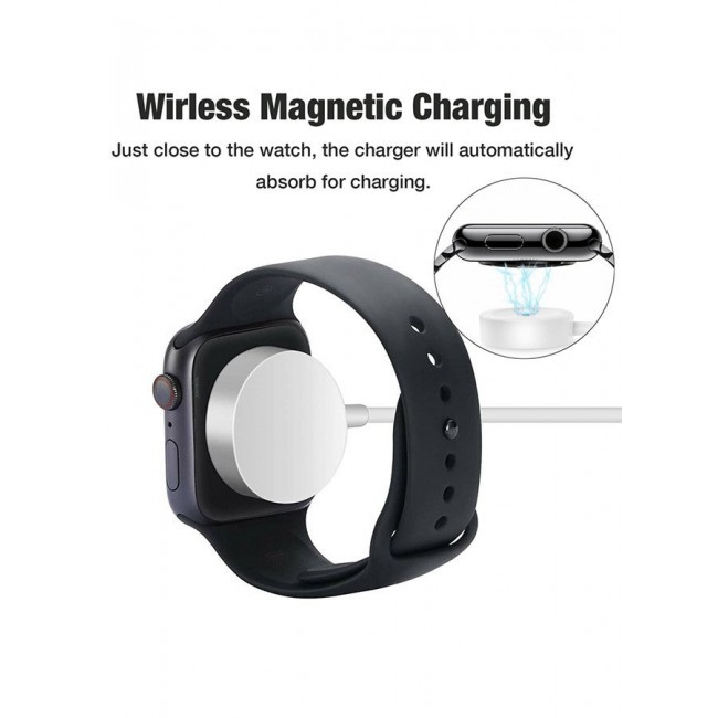 CATANES Magnetic Charging Cable for Apple Watch 1m, USB-C Fast Wireless Charger, Compatible with iWatch Series 1-10, Ultra 2, SE