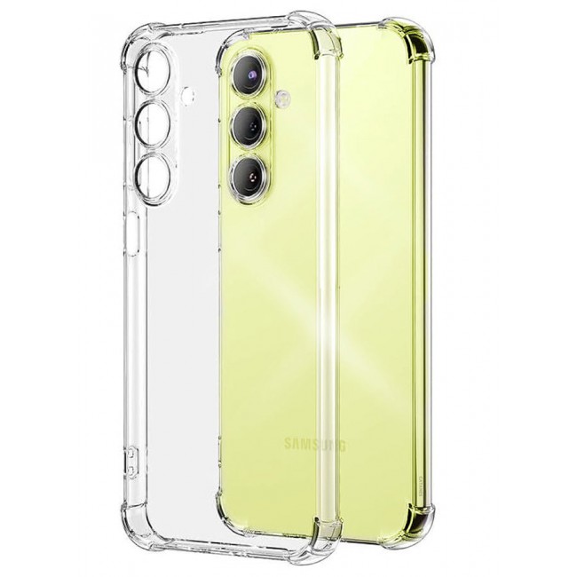 CATANES 3 Pack for Samsung Galaxy A15 Gorilla Case and 2 Screen Protectors Shock-Absorption Flexible Clear TPU Rubber Protective Cell Phone Cover Slim Fit Transparent Protective Case Cover