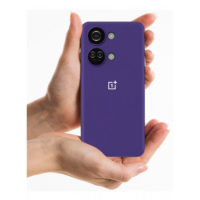 CATANES OnePlus Nord 3 Case Silicone Cover Soft and Durable Comfortable to Grip Soft Flexible Rubber Protective Case Purple