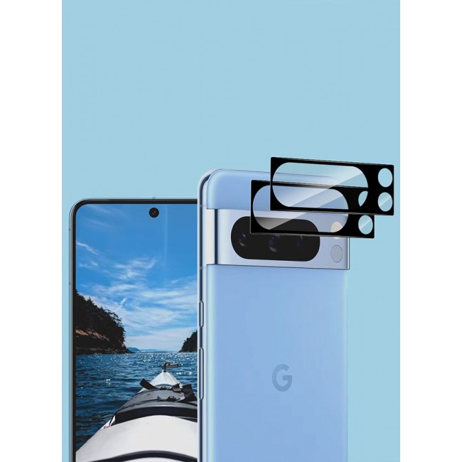 CATANES 4 Packs For Google Pixel 8 Pro TPU Case and Screen Protector and 2 Camera Lens Protectors Clear Transparent Shockproof Protective Phone Case Scratch Resistant Reinforced Corners Cover