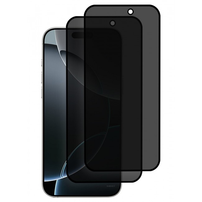 CATANES 2 PCS of Premium Privacy Screen Protector for iPhone 17 Pro Max, Anti-Spy Tempered Glass HD Clear View Easy Installation