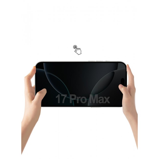 CATANES 2 PCS of Premium Privacy Screen Protector for iPhone 17 Pro Max, Anti-Spy Tempered Glass HD Clear View Easy Installation