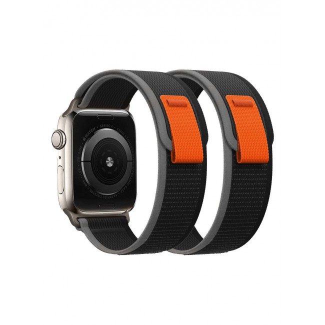 CATANES 2Pack Premium Trail Loop Band for Apple Watch 49mm, 46mm, 45mm, 44mm, 42mm – Lightweight, Breathable, and Adjustable