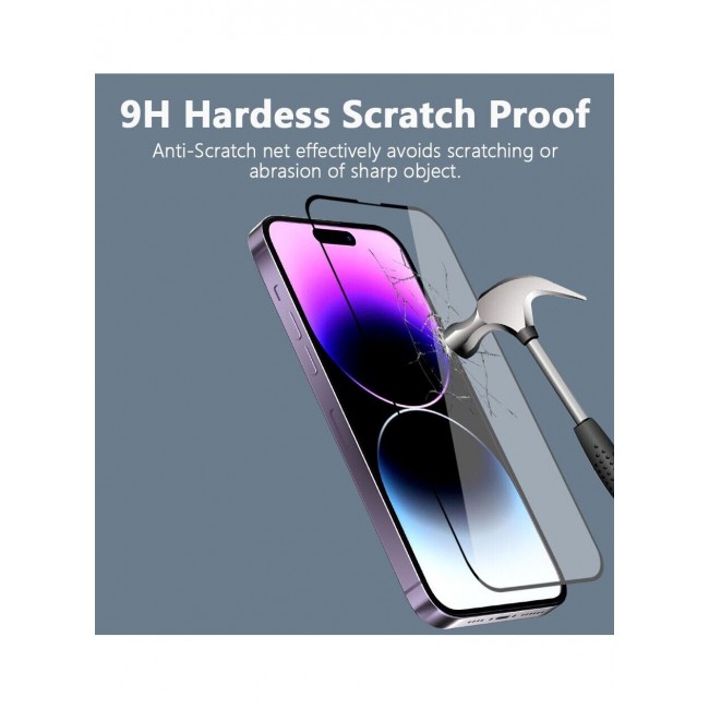CATANES 2Pack for iPhone 14 Pro Screen Protector Anti-Scratch 3D Tempered Glass Clear HD Edge to Edge Full Coverage 9H Case Friendly Film 6.1 inch