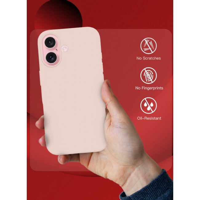 CATANES (for iPhone 16 Plus) 2 Pack Case and Screen Protector, Slim Silicone Case, Full Covered Anti Scratch Shockproof Protective Cover