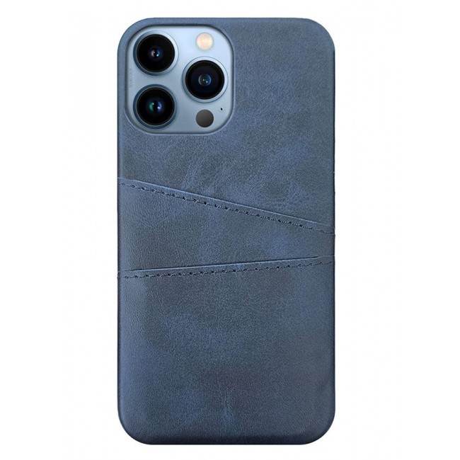 CATANES iPhone 13 Pro Max 2Packs Case Cover Leather with Card Holder for Men Women Phone Case with 3D Screen Protector - Blue