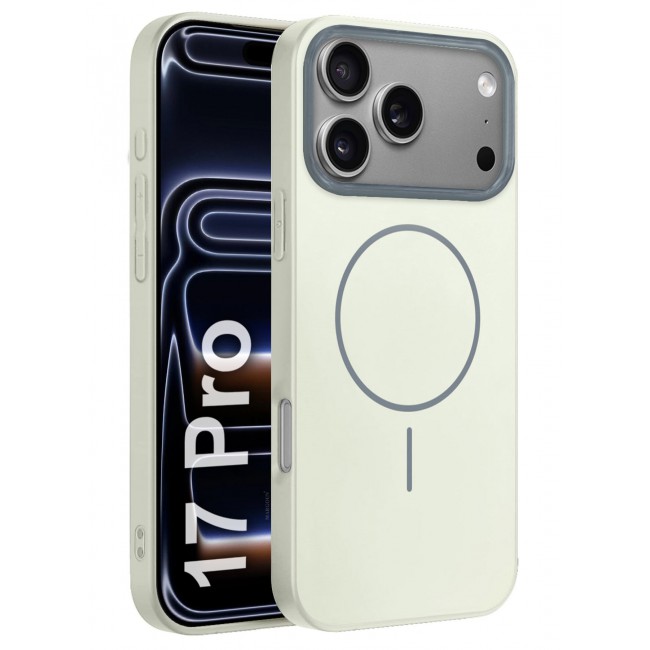 CATANES Hard TPU Case for iPhone 17 Pro - Protective Case Cover and Glossy - Slim Shock Resistant Design - Off White