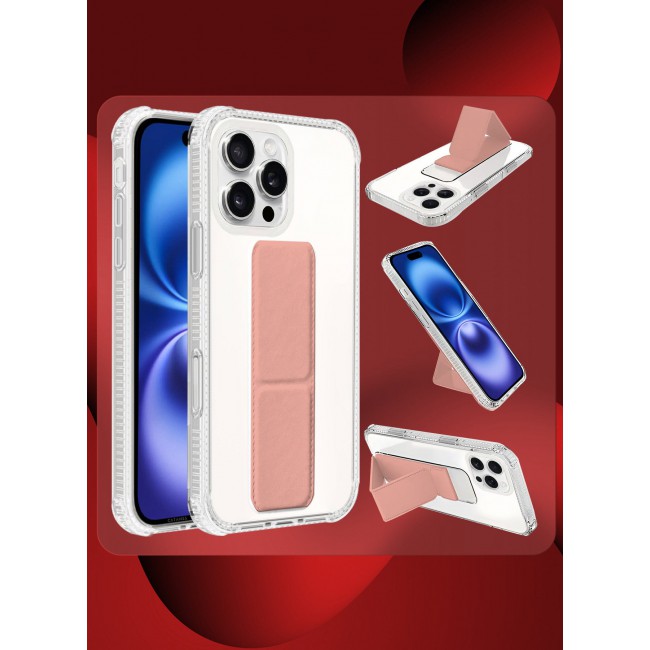CATANES ( for iPhone 16 Pro Max ) Case with Phone Grip and Expanding Stand, Kickstand Fully Protective Cover with Phone Grip Holder