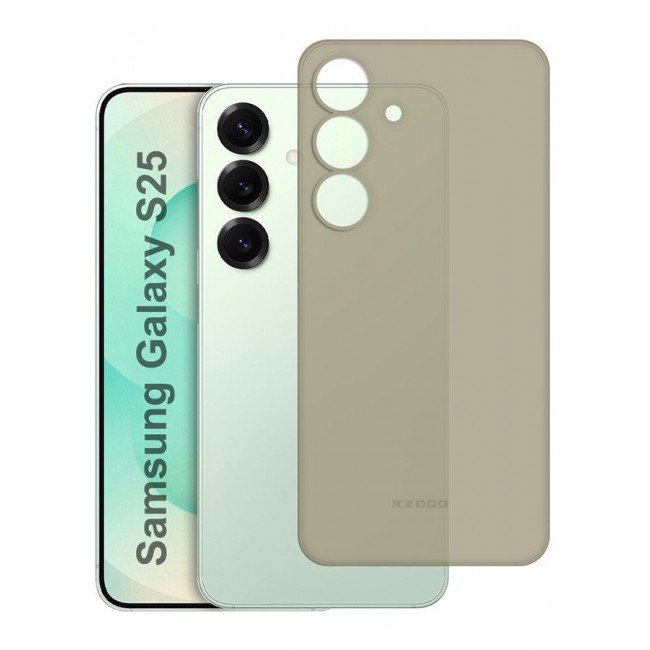 CATANES Case for Galaxy S25 Air Skin Case All Around Full Protection Ultra Slim 0.3mm Thickness 4g Feather Weight - Titanium Grey