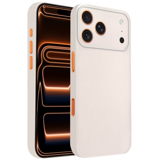 CATANES 2 Packs Air Skin Case Cover for Apple iPhone 17 Pro Max - Sturdy Back Cover - Durable Thin Case - Drop Protection Cover with 3D Screen Protector - Frosted Clear