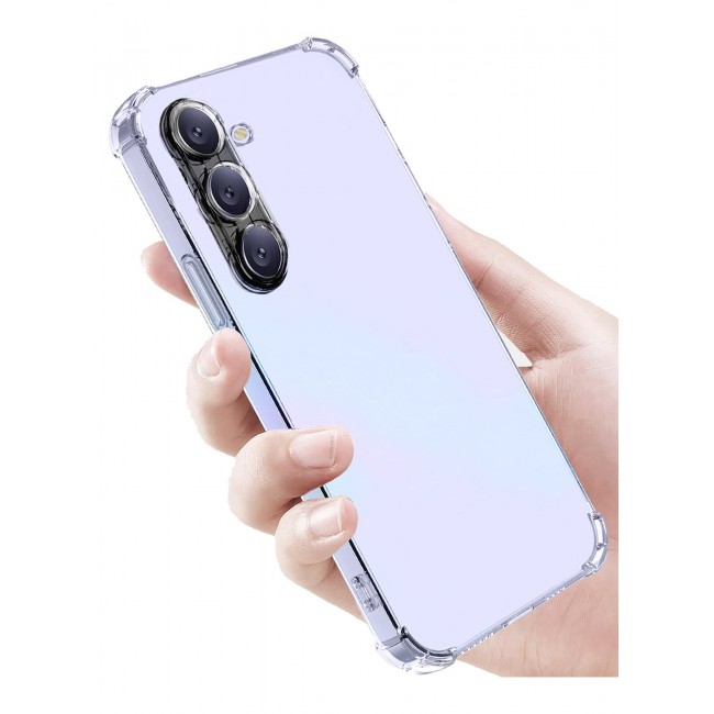 CATANES 2Packs (for Galaxy A36 5G) TPU Gorilla Case – Transparent Shockproof Anti-Fall Cover with Screen Protector