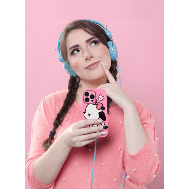CATANES iPhone 14 Pro Max Case Cover Cartoon Case Unique Design for Women Girls with Camera Lens Protection P01