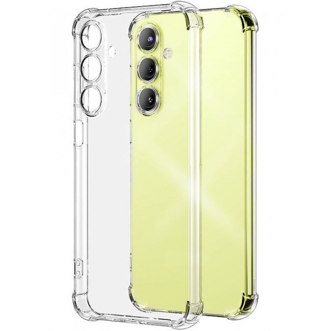 CATANES 2 Pack for Samsung Galaxy A15 Gorilla Case and Screen Protector Shock-Absorption Flexible Clear TPU Rubber Protective Cell Phone Cover Slim Fit Transparent Protective Case Cover