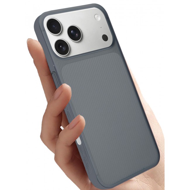 CATANES 2Packs Case Cover for iPhone 17 Pro, Air Skin Line Design Back Cover, Sturdy Durable Ultra-Thin Case, Drop Protection Cover Clear with 3D Screen Protector - Midnight Blue