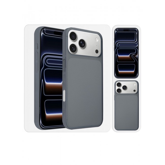 CATANES 2Packs Case Cover for iPhone 17 Pro, Air Skin Line Design Back Cover, Sturdy Durable Ultra-Thin Case, Drop Protection Cover Clear with 3D Screen Protector - Midnight Blue