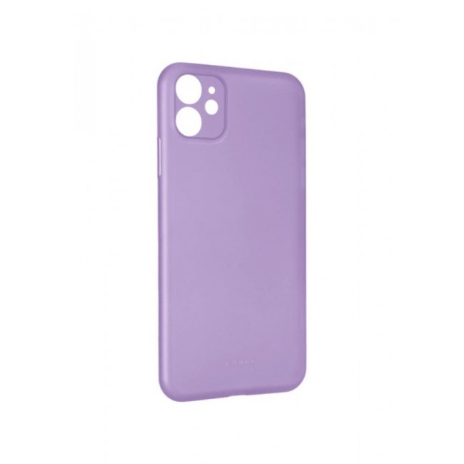 KZDOO Air Skin Case Ultra Slim Back Cover Skin for iPhone 12 Frosted Anti Slip Full Coverage Purple