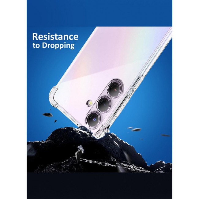 CATANES (for Samsung Galaxy A35 5G) Clear Case Ultra Slim Thin Flexible Scratch Resistant Transparent TPU Shockproof Case