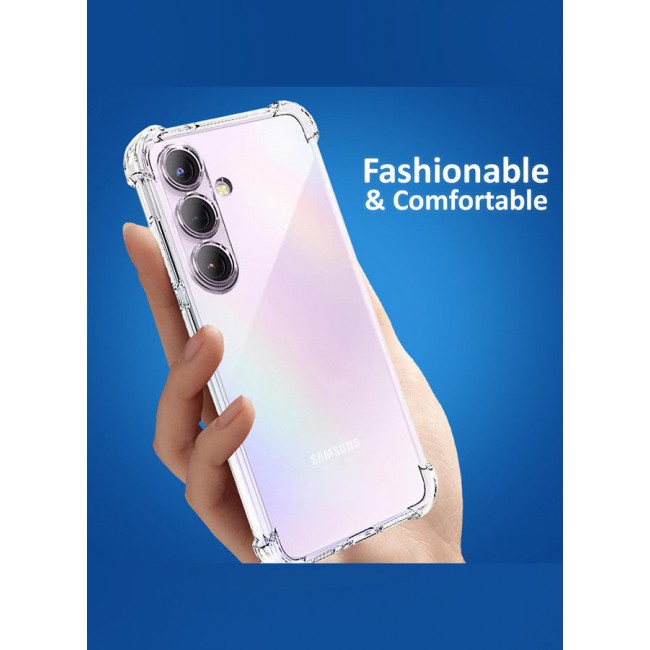 CATANES (for Samsung Galaxy A35 5G) Clear Case Ultra Slim Thin Flexible Scratch Resistant Transparent TPU Shockproof Case