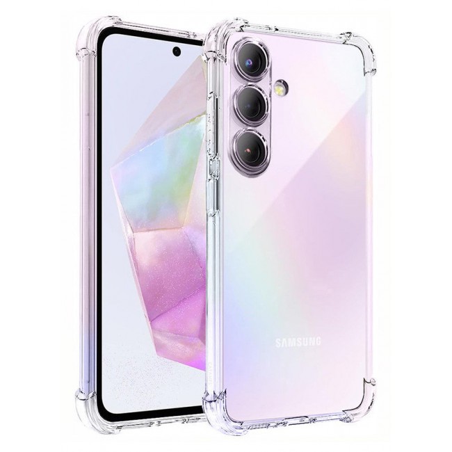 CATANES (for Samsung Galaxy A35 5G) Clear Case Ultra Slim Thin Flexible Scratch Resistant Transparent TPU Shockproof Case