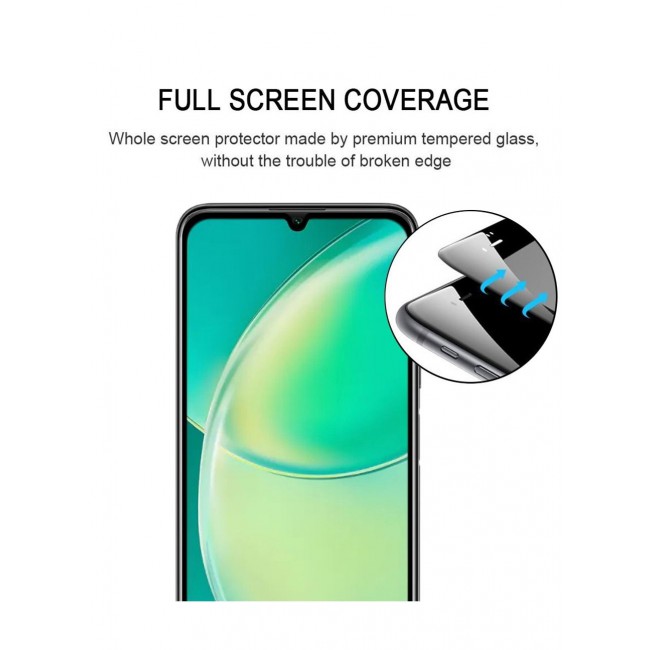 CATANES Huawei Nova Y60 Screen Protector Anti-Scratch Tempered Glass Clear HD Edge to Edge Full Coverage 9H Case Friendly Film 6.6 inch
