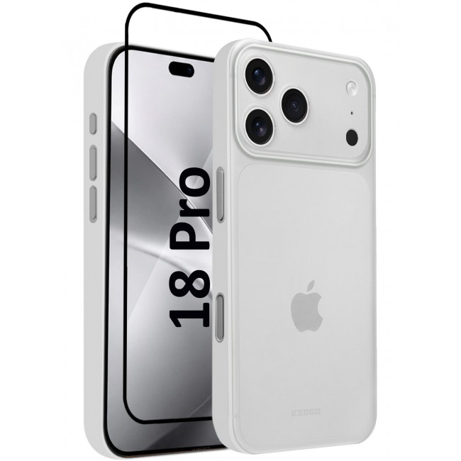 KZDOO 2 Pack Air Skin Case for iPhone 18 Pro - Ultra Slim 0.3mm Protective Cover