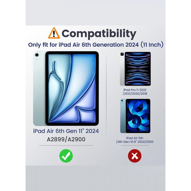 CATANES 2 PCS of Screen Protector for iPad Air 11 Inch (M3) 2025/ iPad Air 11 inch (M2) 2024, Tempered Glass Film Guard for iPad Air 7th/6th Generation Accessories -Clear