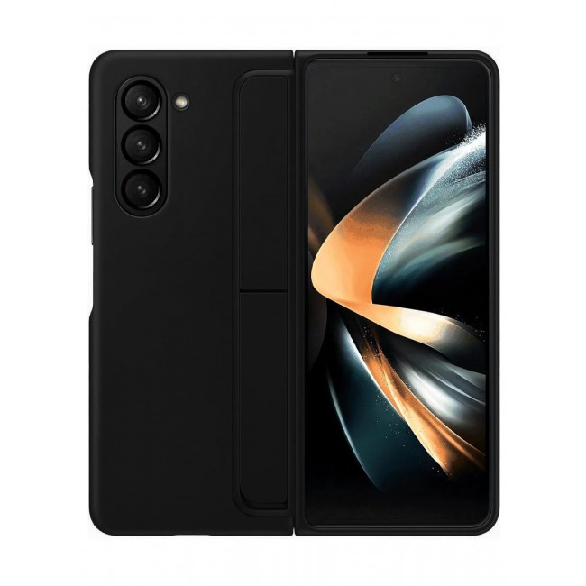CATANES Samsung Galaxy Z Fold 5 Case with Pen Holder S-Pen included Hard Ultra Protective and Anti Shock Case Cover Black