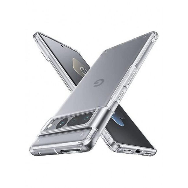 CATANES Google Pixel 7 Pro Case Clear Soft Flexible TPU Shockproof Slim Transparent Back Cover 6.7 inch