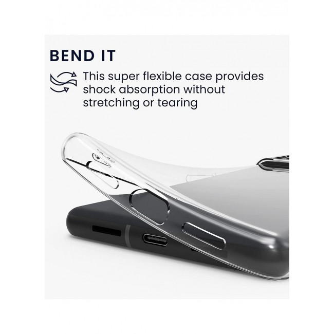 CATANES Google Pixel 7 Pro Case Clear Soft Flexible TPU Shockproof Slim Transparent Back Cover 6.7 inch