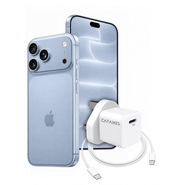 CATANES 25W USB-C Fast Wall Charger for iPhone 18 Pro - Power Delivery Adapter with UK Plug & 12-Month Warranty
