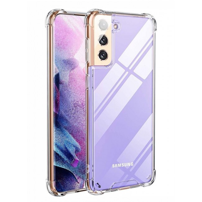 CATANES Samsung Galaxy S21 Plus Case Clear Thin Transparent TPU PC Phone Case Anti-Fall Airbag Bumper Corner Protection 6.7 inch