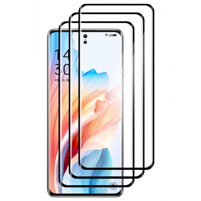 CATANES 3 Pack For Oppo A2 Pro Screen Protector 9H Hardness Scratch Resistance Screen Protector Touch Sensitive Case Friendly Tempered Glass Film