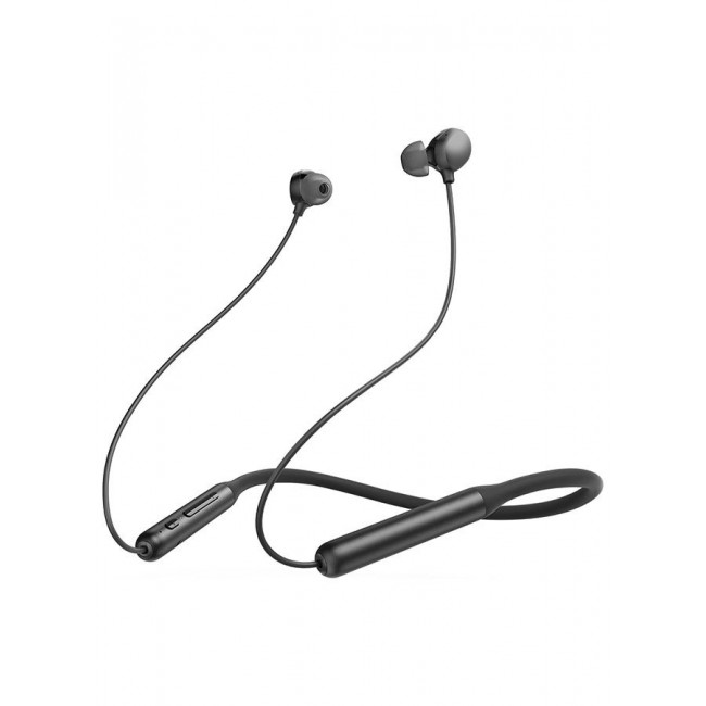 CATANES (for Samsung Galaxy Z Flip 6) Wireless Neckband Headphones USB-C Fast Charging Foldable & Lightweight Build Waterproof Headphones Black