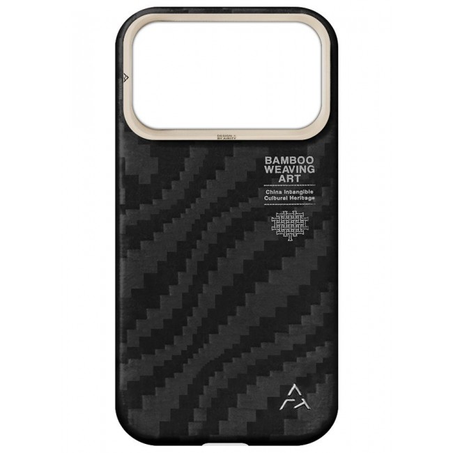 AIRITY Bamboo Fiber Protective Case for iPhone 17/18 Pro Ultra Durable, Lightweight & Premium Design Black