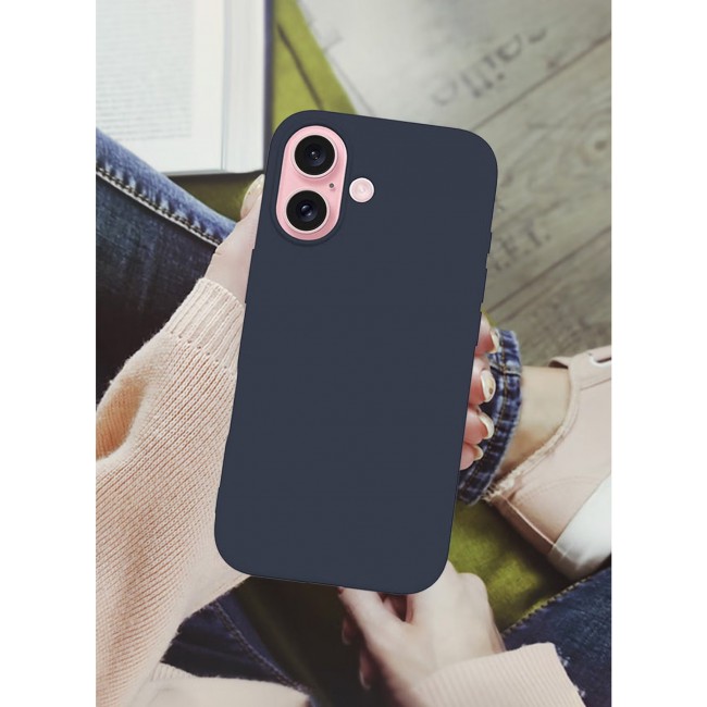 CATANES (for iPhone 16 Plus) Case, Slim Silicone Case, Full Covered Anti Scratch Shockproof Protective Cover