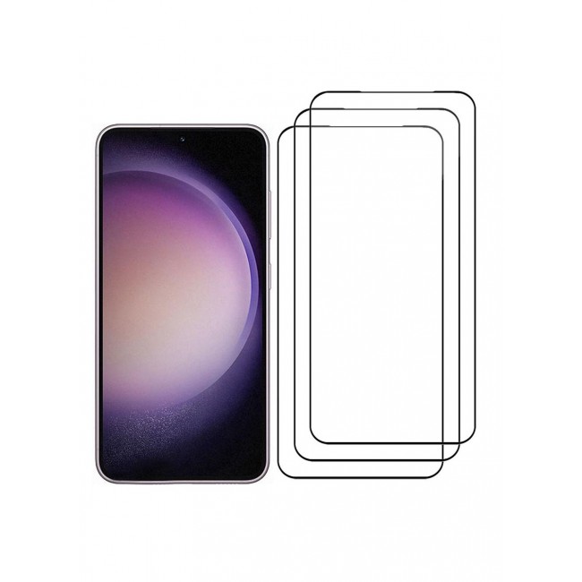CATANES 3Pack for Samsung Galaxy S23 Plus Screen Protector Tempered Glass 9H Anti-Scratch Shatterproof HD Edge to Edge Full Coverage Film 6.6 inch
